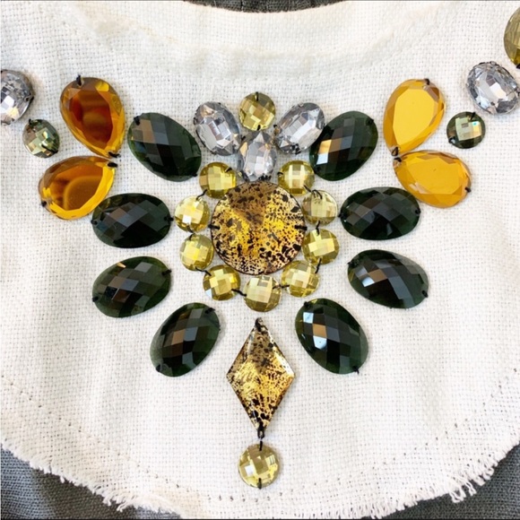 TORY BURCH THILA BEADED DRESS FITTED SILHOUETTE LUXE GRAY HUE SIZE 4 - Picture 3 of 9